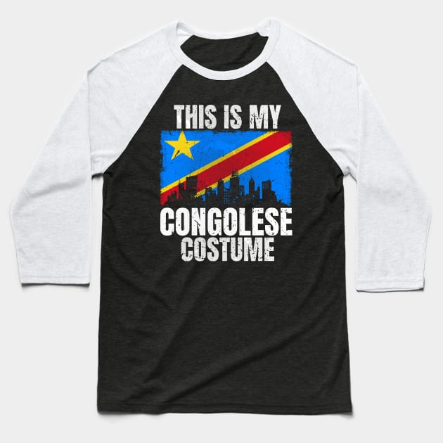 This Is My Congolese Costume for Men Women Vintage Congolese Baseball T-Shirt by Smoothbeats